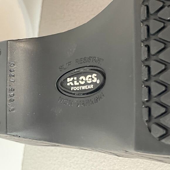 Klogs Women's Salem Clogs Work Shoes Leather Platform Slip Resistant 7.5 M Black - Picture 9 of 12